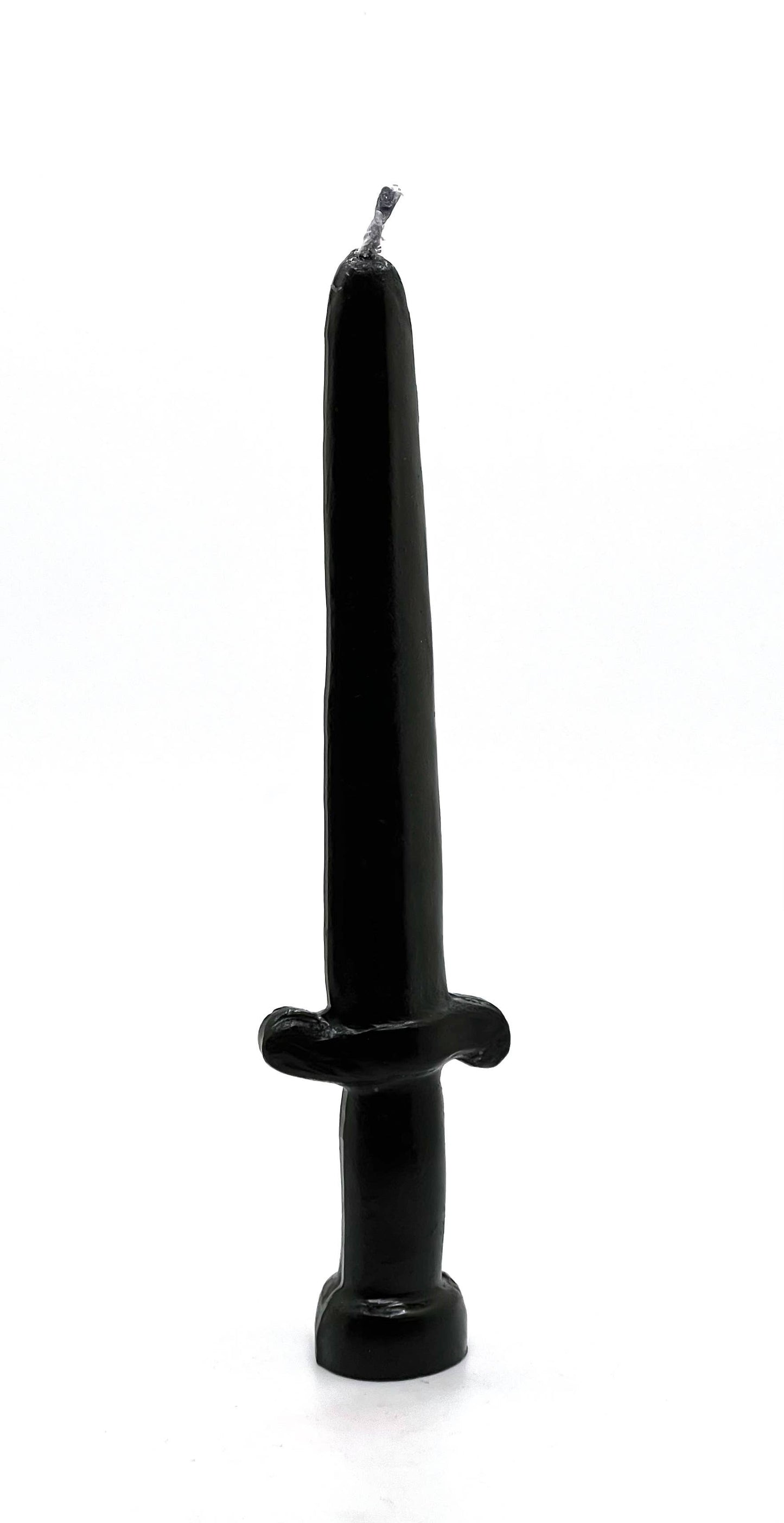 Sword Image Candle Black 7"