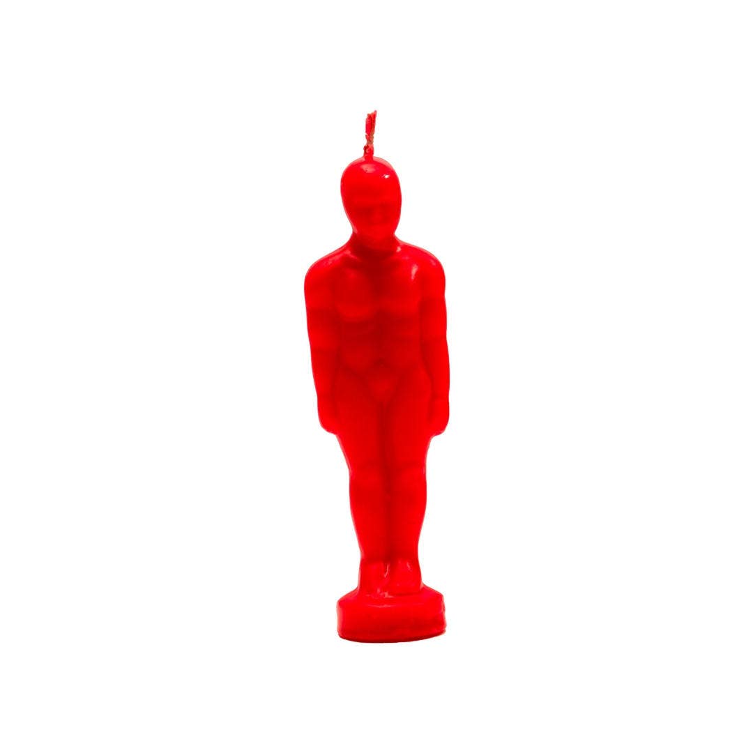 Man ritual candle Red