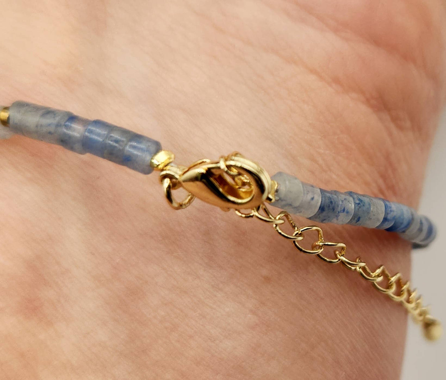 ANXIETY SUPPORT-Amethyst/Sodalite/Blue Aventurine -Bracelet : OPTION #1: Bracelets Only