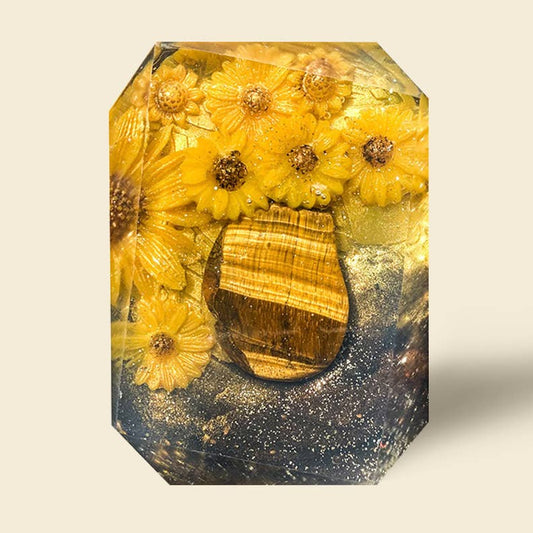 Golden Healer (Leo) - 7oz Zodiac Crystal Bar Soap