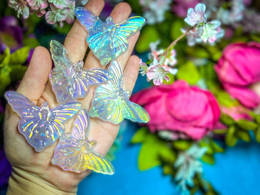 Aura Quartz Crystal Fairy, Metaphysical, fairycore, Garden