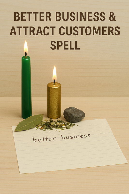 Better Business & Customers Attraction Spell - Boost Sales, Draw In Clients