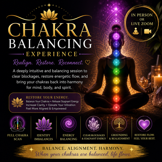 Chakra Balancing (Zoom)