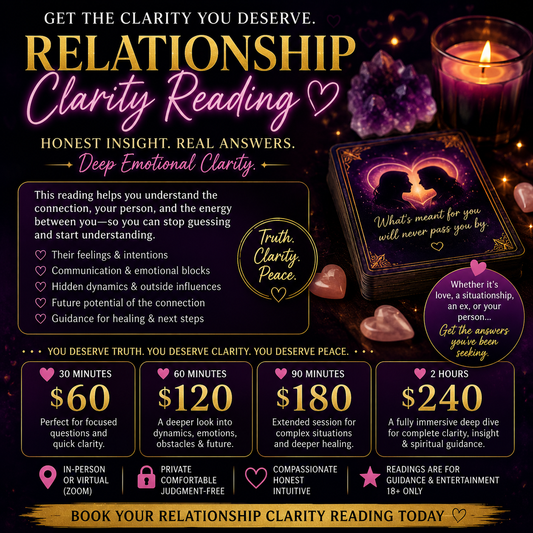 Relationship Clarity Reading (Zoom)