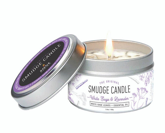 Soul Sticks - White Sage & Lavender Smudge Candle (3.5 in.)
