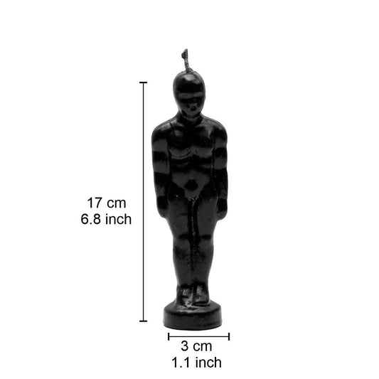 Man ritual candle Black